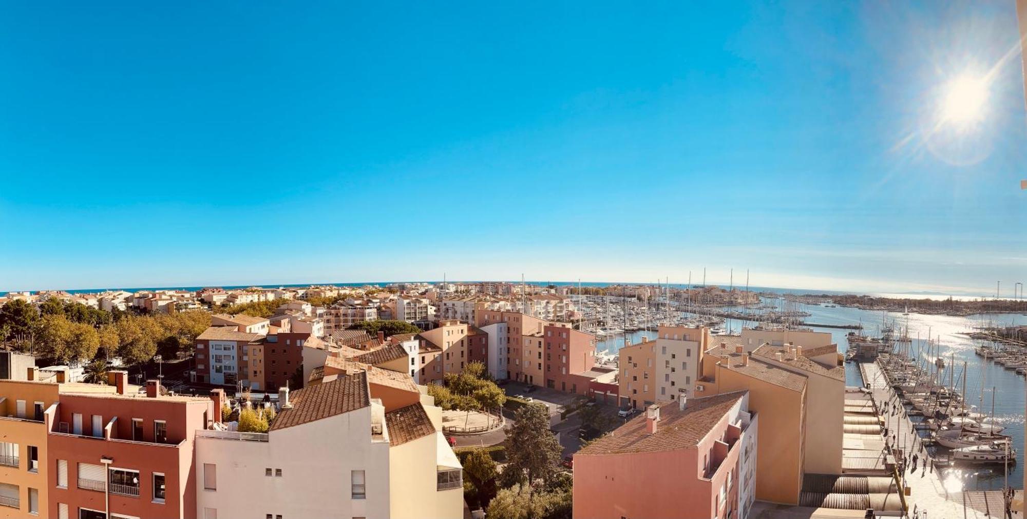 Apartamento Centre Port,Vue Panoramique,Clim,Balcon,Wifi Agde Exterior foto